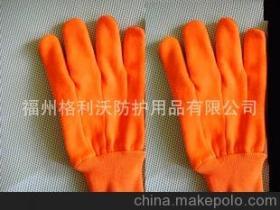【工廠生產(chǎn)批發(fā) 橙色絨布花園手套 保暖舒適】價(jià)格,廠家,圖片,防護(hù)手套,福州格利沃防護(hù)用品-